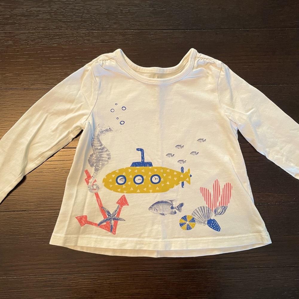 Tea Collection Under the Sea Long Sleeve Shirt